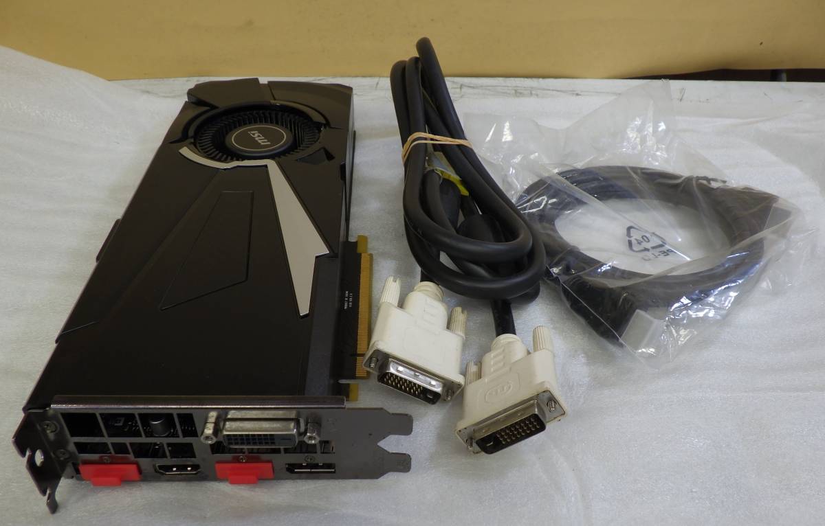 美品 MSI GeForce GTX1080 AERO 8GB GDDR5X グラフィックボード ビデオ