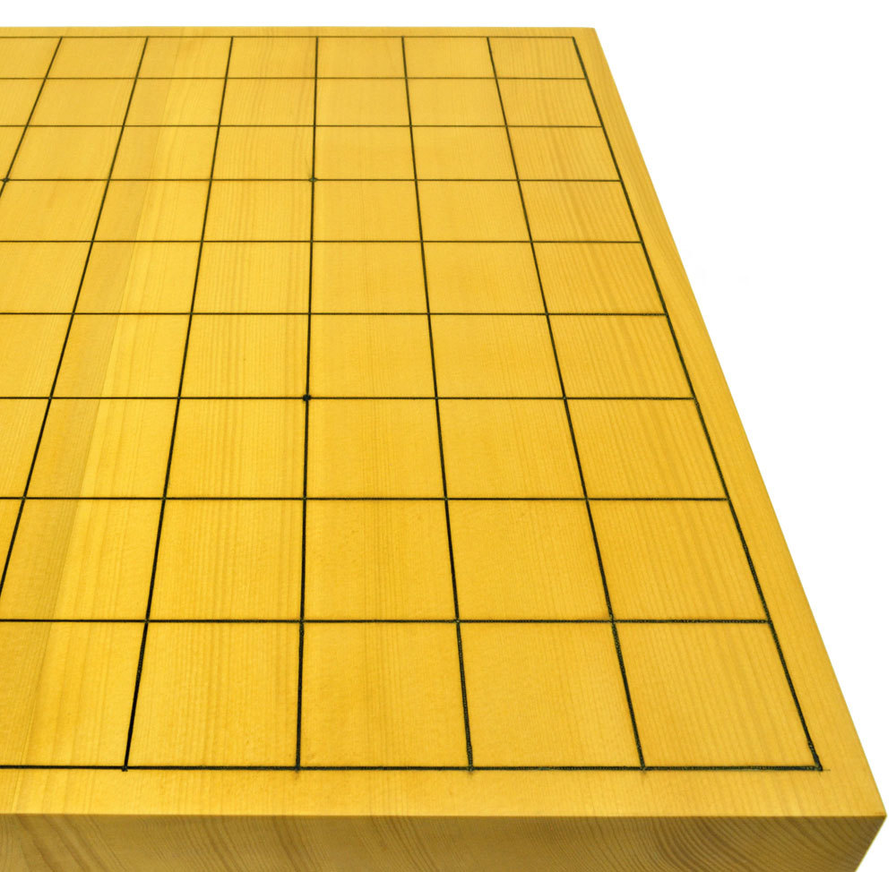 日向産本榧2寸4分ハギ卓上将棋盤 MS32 本榧の 日向産本榧2寸4分ハギ卓上将棋盤 MS32 本榧の