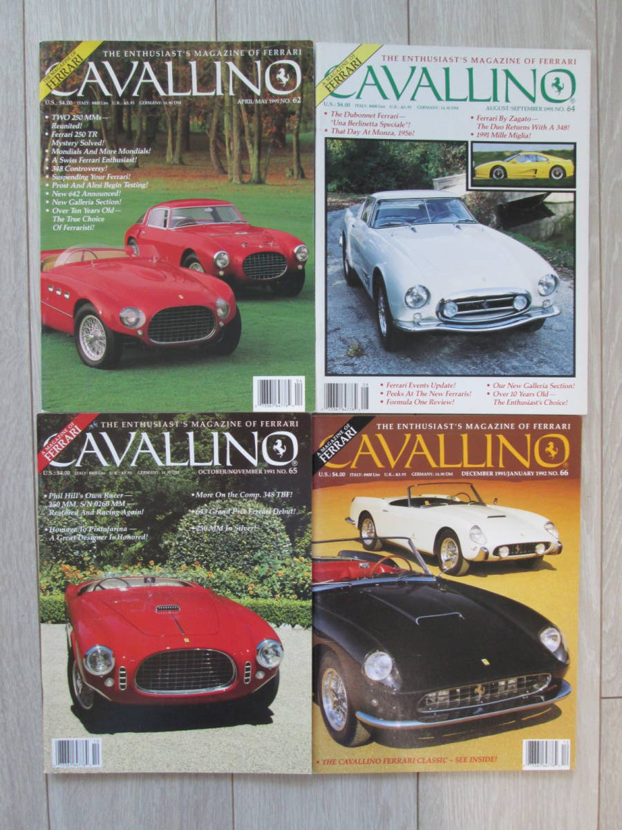 洋書 / CAVALLINO MAGAZINE (1989～2001)20点まとめて / FERRARI フェラーリ専門誌 キャバリーノ ( BB, 328,512,312,250,275,ルマン,GTO_画像5