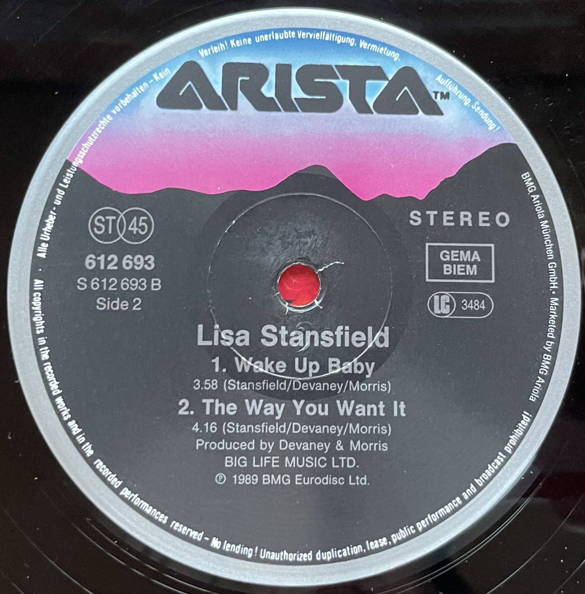Lisa Stansfield / All Around the World(Long Version)12inch盤 その他にもプロモーション盤 レア盤 人気レコード 多数出品。_画像3