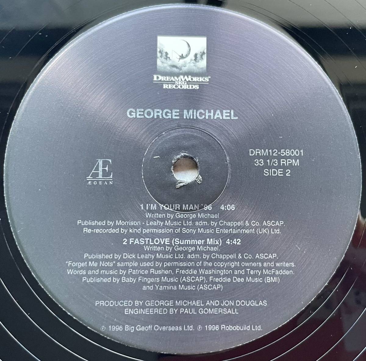 ジョージ・マイケル / Fastlove George Michae 12inch盤 その他にもプロモーション盤 レア盤 人気レコード 多数出品。_画像4