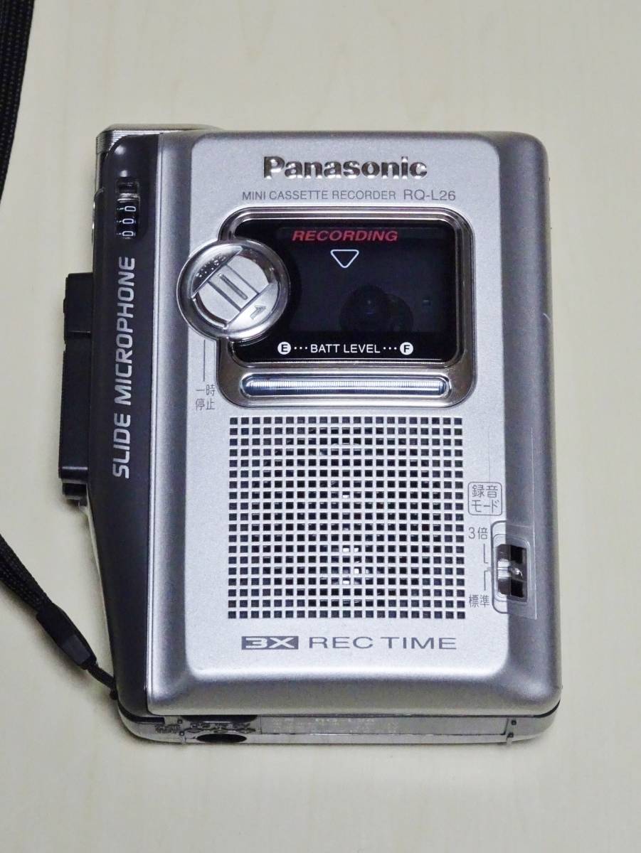operation excellent Panasonic portable cassette recorder RQ-L26*: Real  Yahoo auction salling