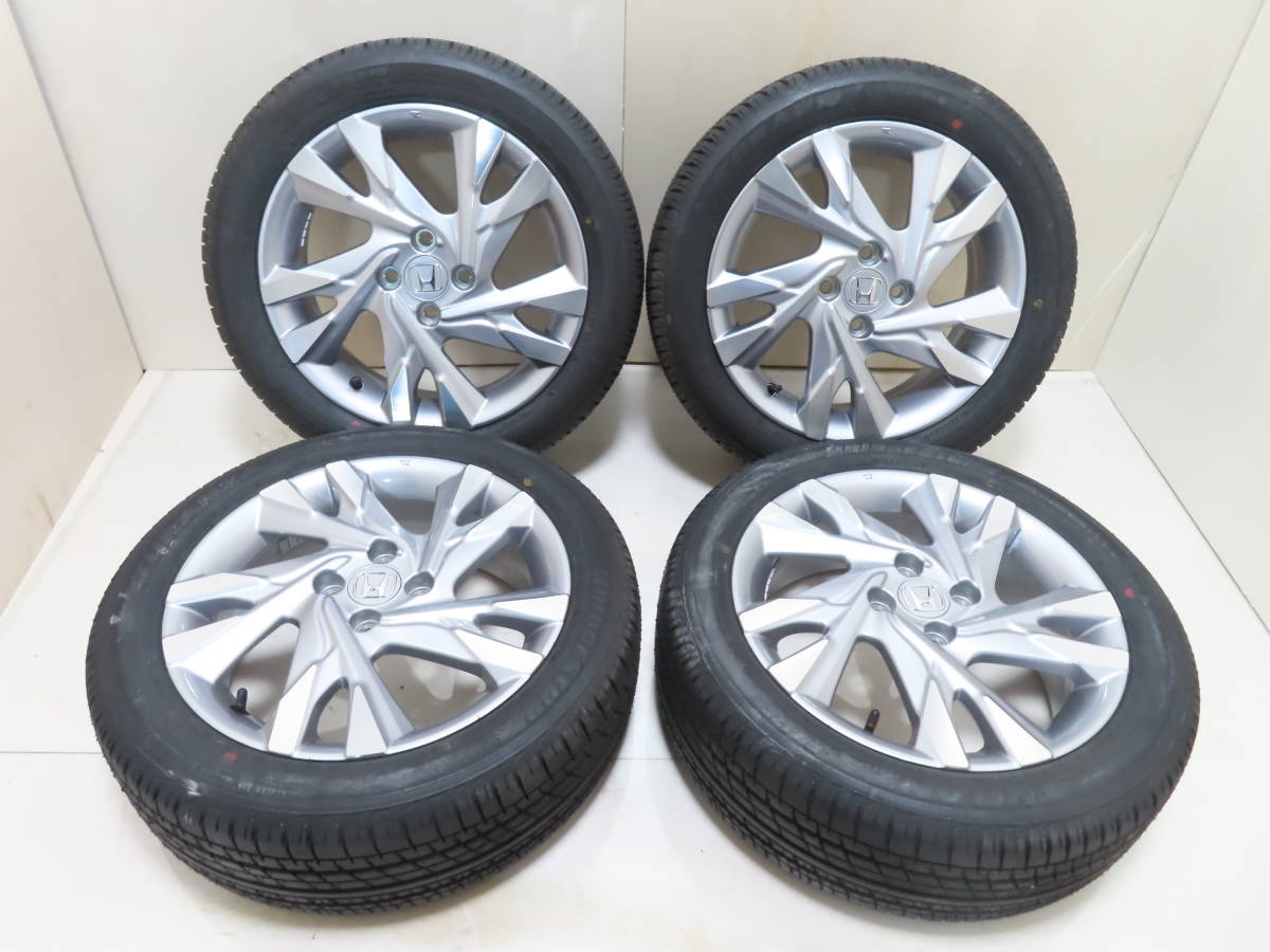 HONDA ホンダ シャトル ハイブリッド Z 純正アルミホイール 4本セット 16インチ 16×6J 4H 53 185/55R16 新車外し タイヤおまけ_画像1