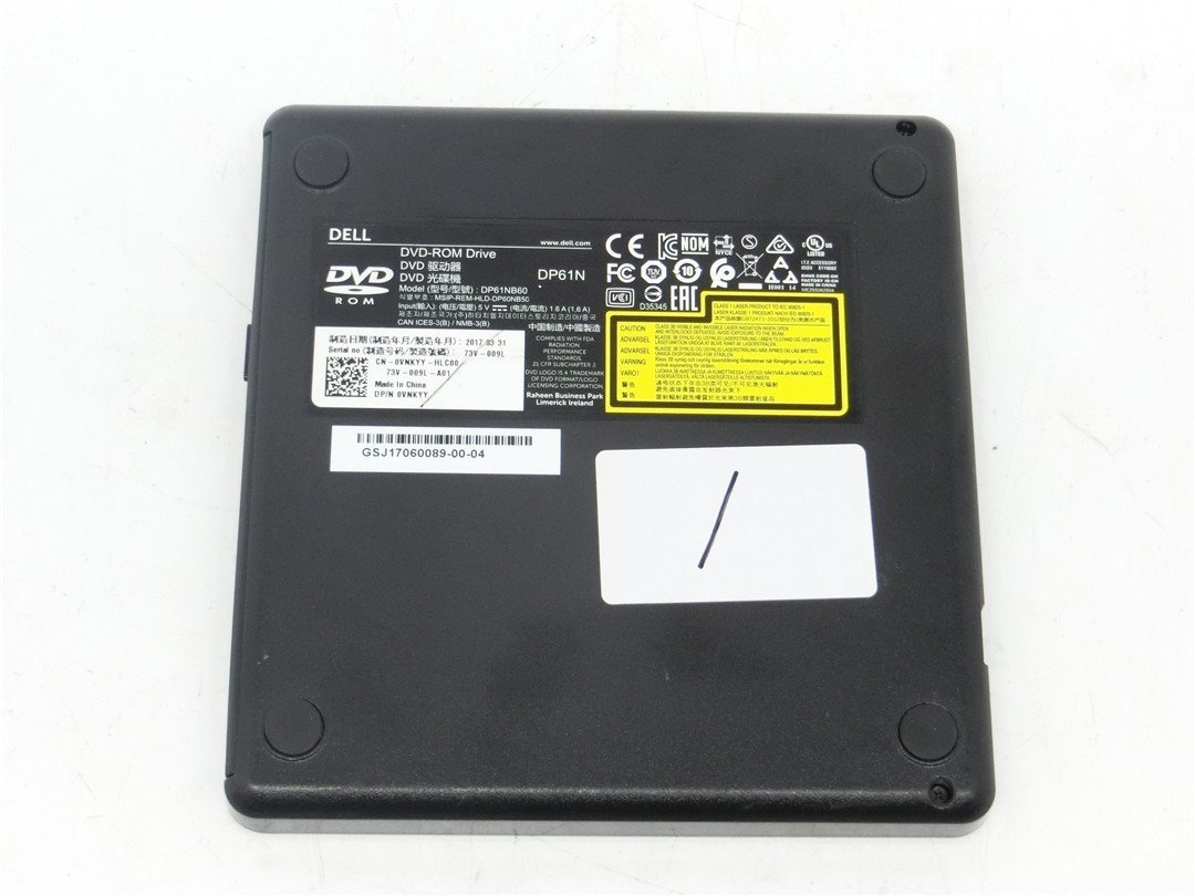  б/у товар DELL считывание включая специальный установленный снаружи USB тонкий DVD-ROM накопитель на оптических дисках DP61N установленный снаружи Drive бесплатная доставка 