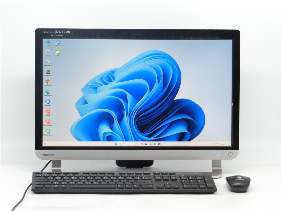  used one body personal computer Win11+office TOSHIBA D71/T7MB core i7 4710MQ/ new goods SSD512GB/8GB/21 -inch /WEB camera HDMI/USB3.0/ free shipping 