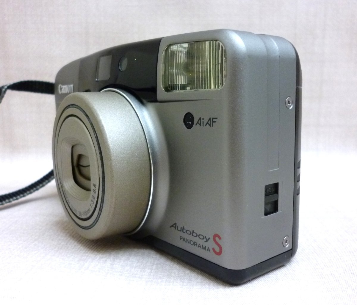 【大黒屋】中古 Canon キャノン Autoboy S panorama 38-115mm F3.6-8.5 コンパクトフィルムカメラ　ケース付_画像3