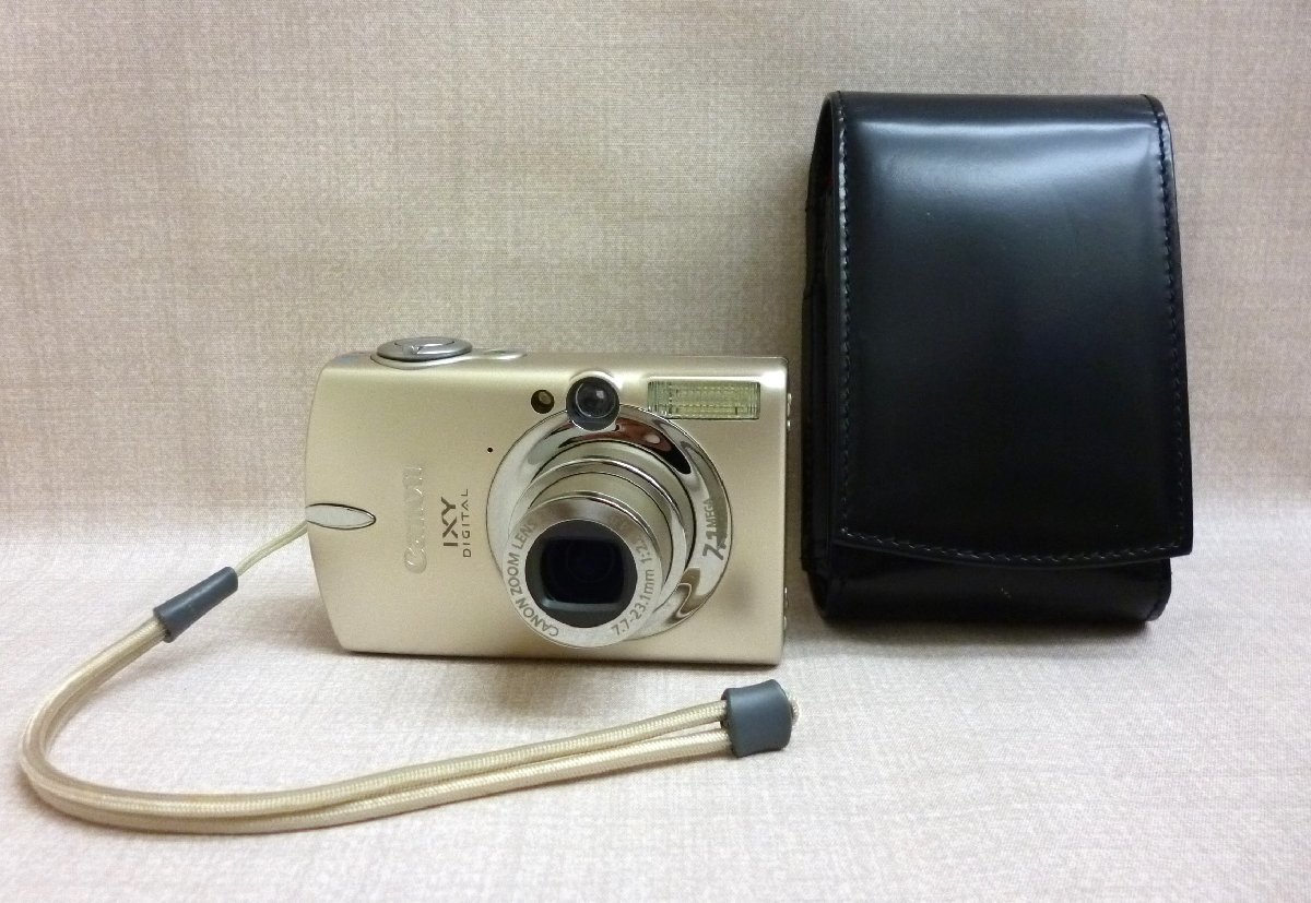 【大黒屋】中古 Canon IXY Digital PC1169　7.7+23.1mm 1:2.8-4.9　コンパクトデジタルカメラ　ケース付き_画像1