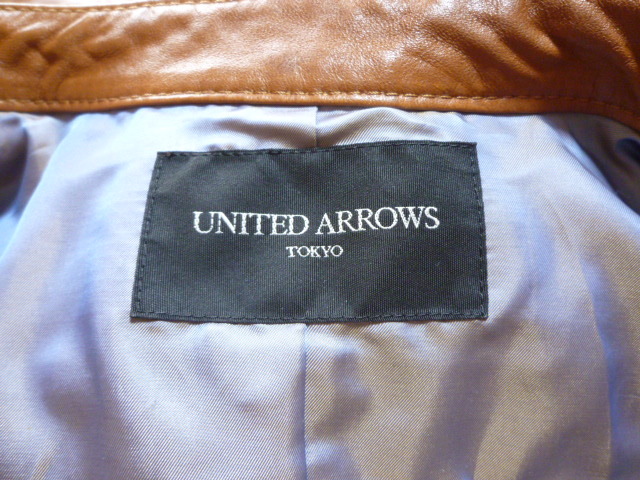 UNITED ARROWS TOKYO ユナイテッドアローズ ブルゾン M ジャンパー 羊革 10万円で購入_画像5