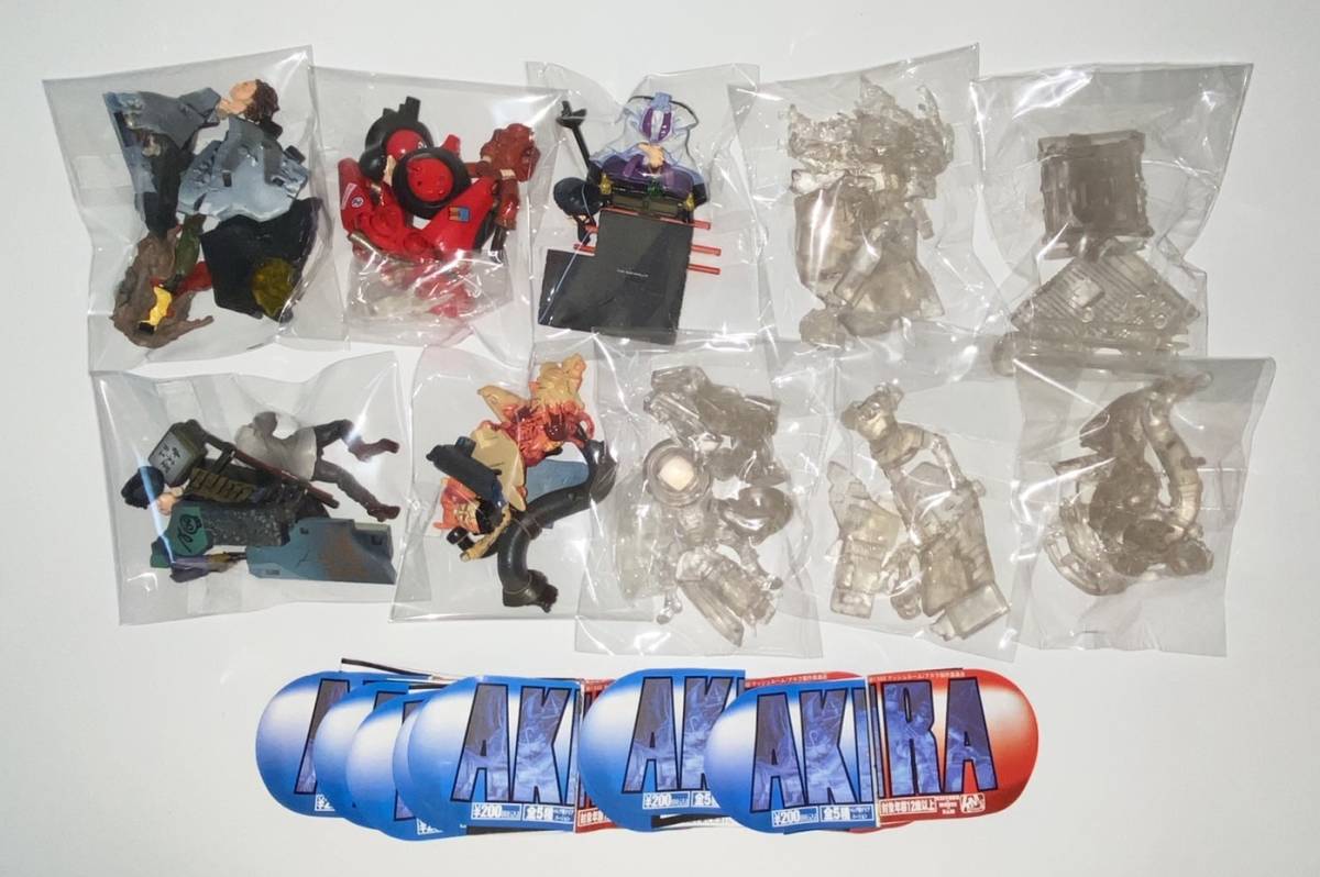 *K&M Capsule версия AKIRA Akira HIGH QUALITY FIGURE SERIES 2nd окраска ver. & прозрачный ver. все 10 вида комплект не собранный Mini vi сеть Kaiyodo 