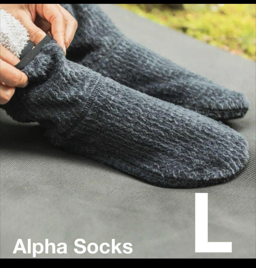 山と道　Alpha Socks アルファソックス Lサイズ Yahoo!フリマ（旧）のサムネイル