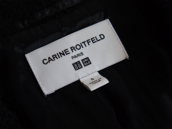 UNIQLO×CARINE ROITFELD ノーカラー ソフトウールジャケット★ユニクロ カリーヌ・ロワトフェルド_画像6