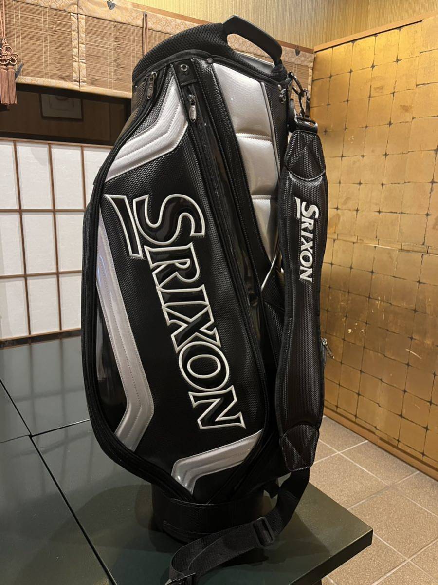 スリクソン SRIXON キャディバッグ メンズ GGC-S166　ブラック&シルバー_画像1