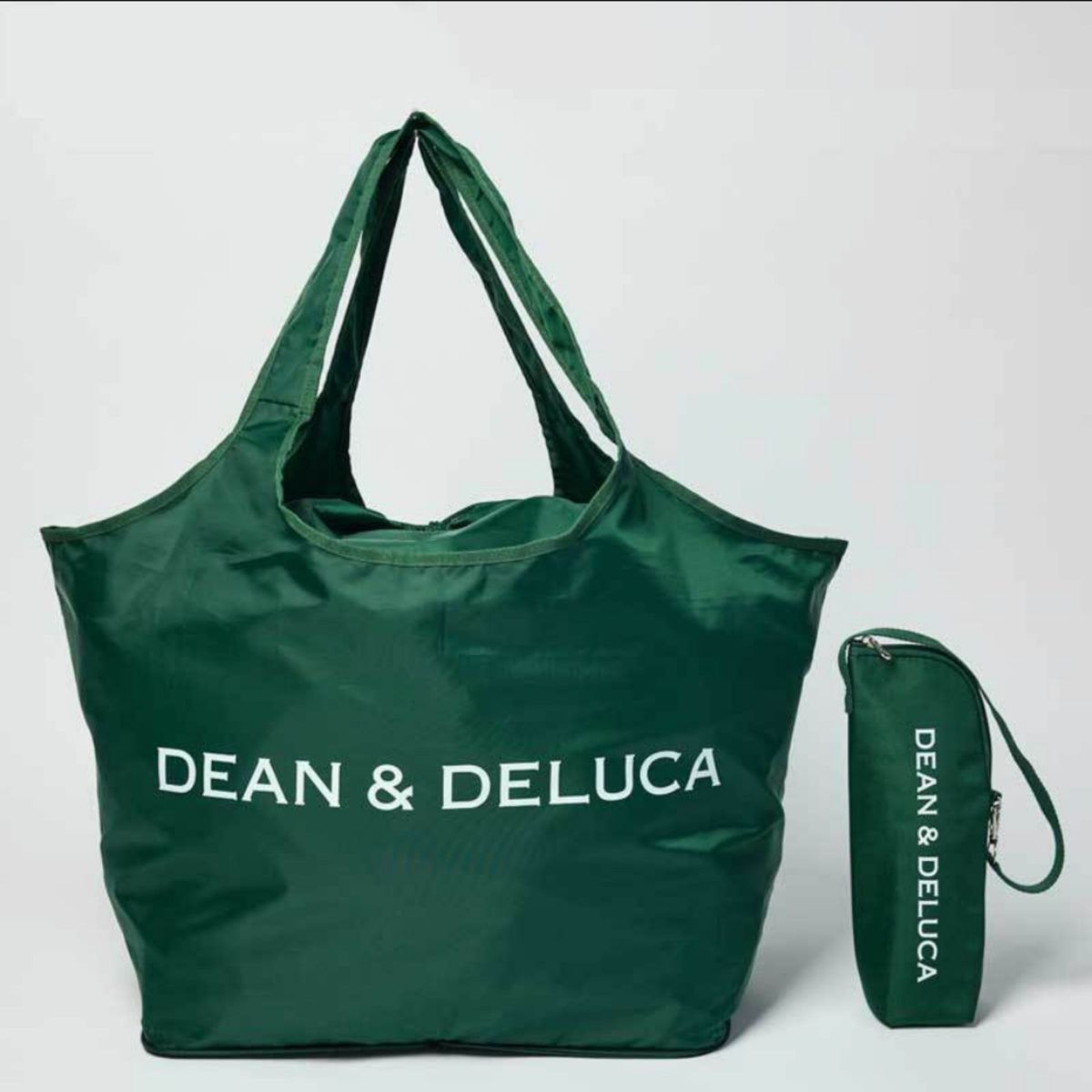 GLOW付録 DEAN＆DELUCA ディーン＆デルーカレジかご買い物バッグ＋保冷ボトルケース