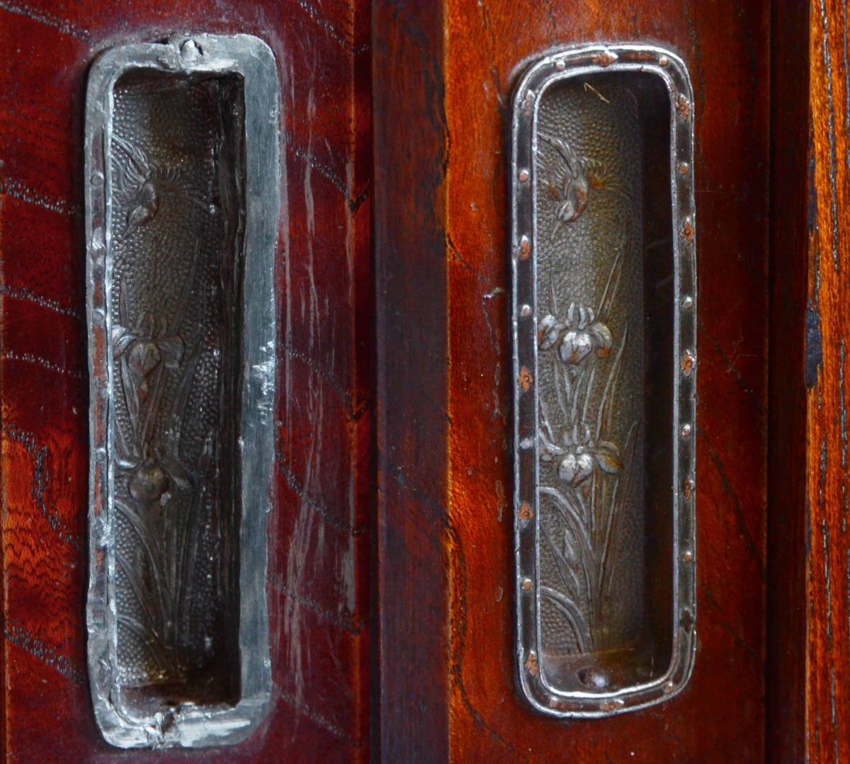 一風・古い欅の銭箱　大型　鍵付き　12㎏_画像9