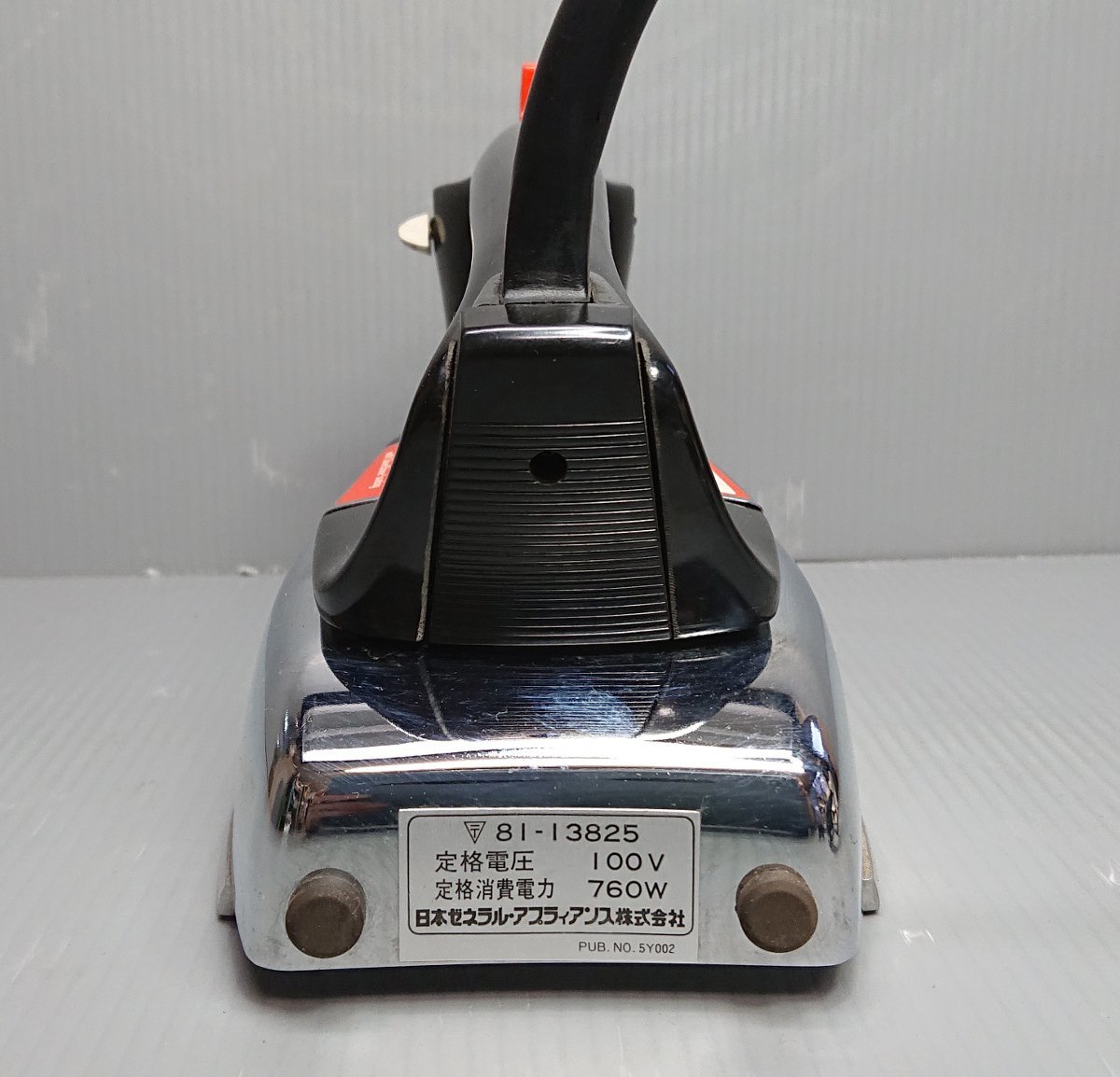 ★BLACK&DECKER★クラシックアイロン★Z2F63S★アンティーク レトロ★_画像5