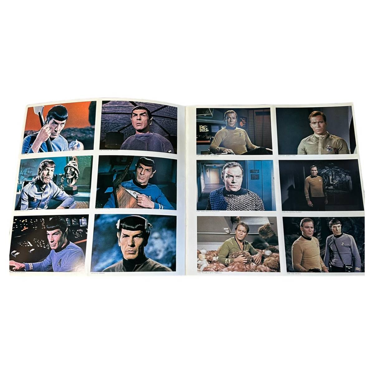 KS-022「Star Trek Postcard Book」「Star Trek　BOOK＆レコード」ポストカード・ステッカー付/スタートレック_画像4