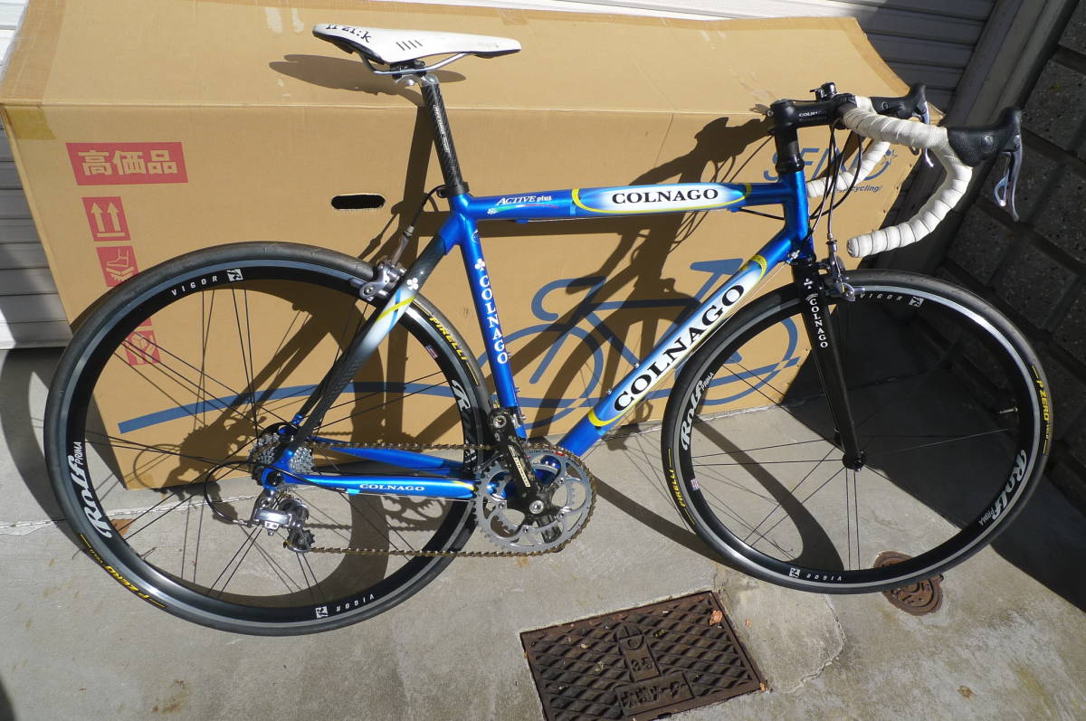 コルナゴ COLNAGO ACTIVE PLUS 2006年モデル 510サイズ カンパニョーロ ケンタウル 10S アルミ ロードバイク ROLF PRIMA VIGOR_画像1