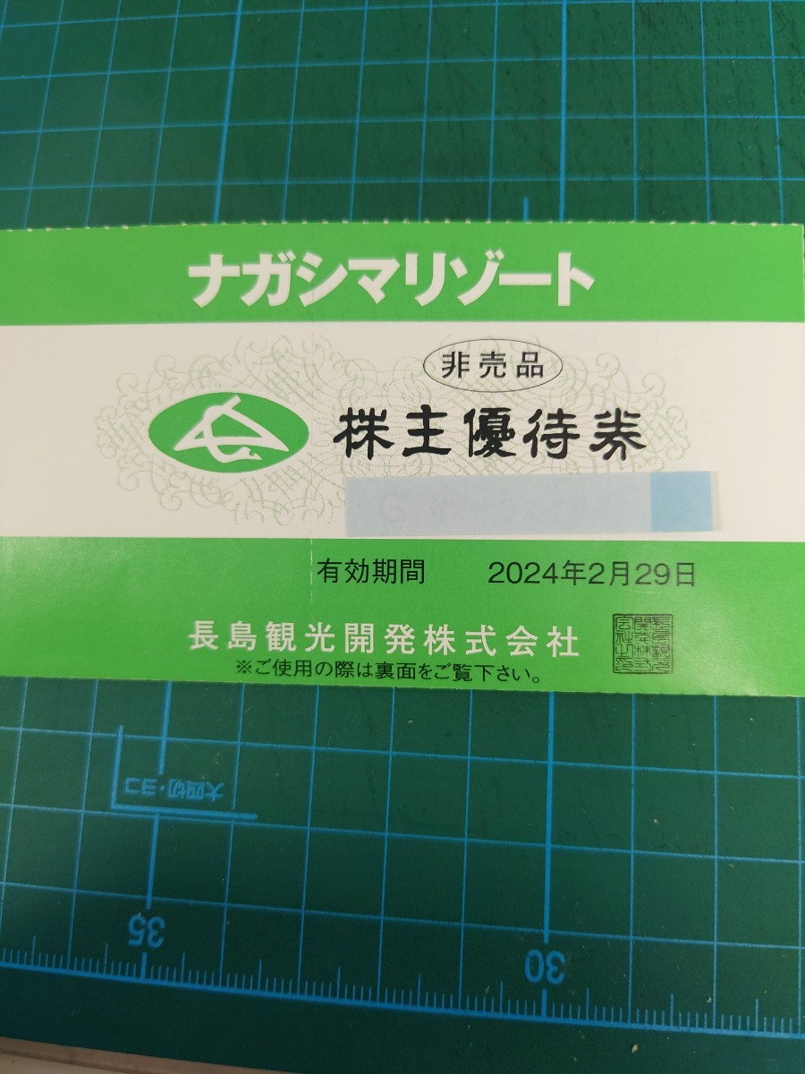 ナガシマスパーランド(遊園地・温泉・なばなの里)　株主優待券１枚_画像1
