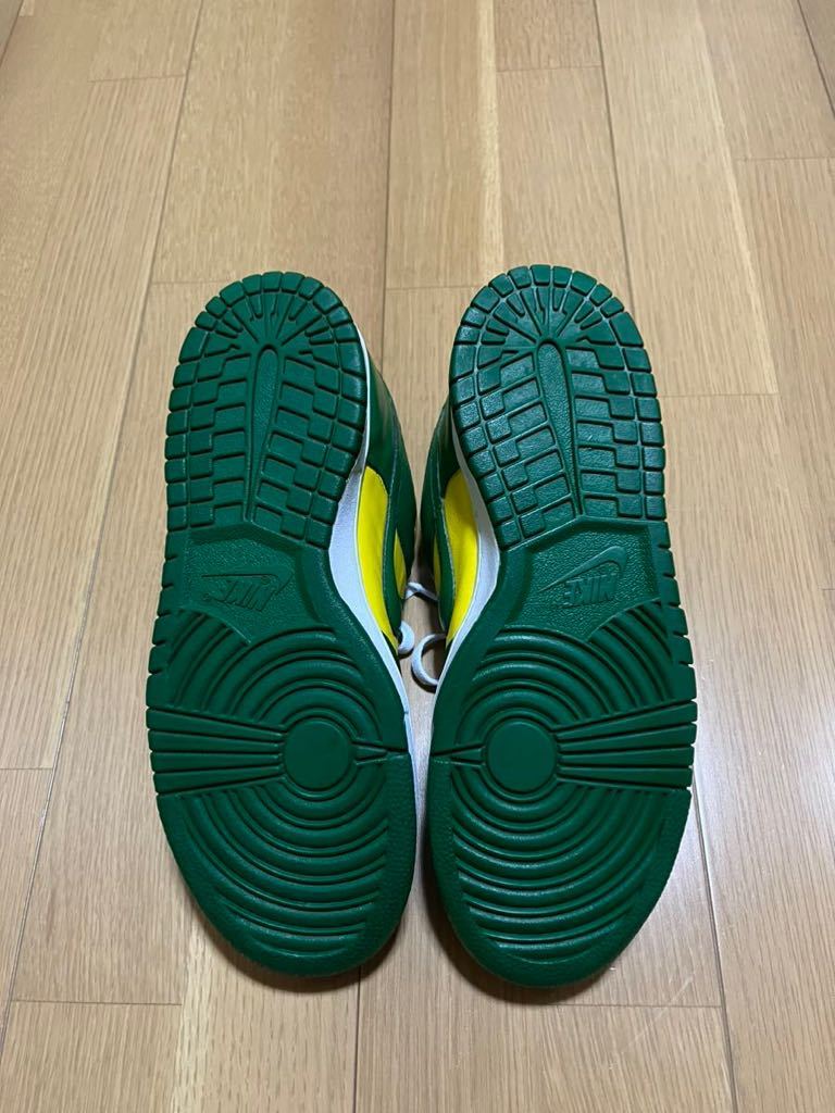 NIKE DUNK LOW SP BRAZIL ナイキ ダンク ロー エスピー ブラジル ホワイト/パイングリーン CU1727-700 27.0cm_画像4