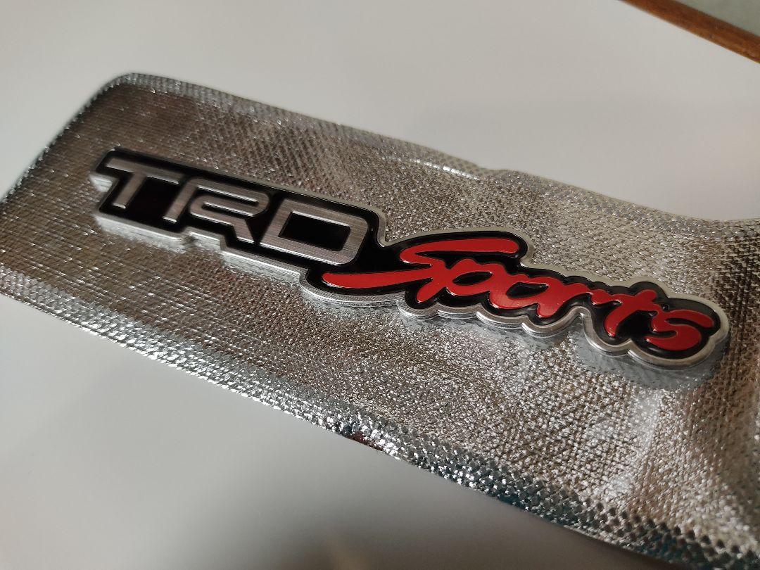 【25×122mm】TRD SPORTS アルミ エンブレム ステッカー F_画像6