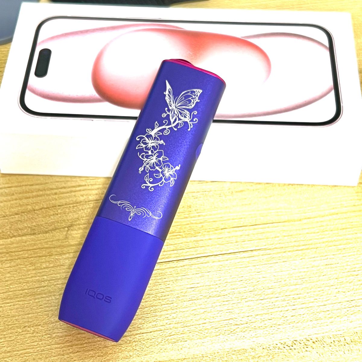 iQOS ILUMA ONE アイコス イルマ ワン レーザー加工 アゲハ蝶 iQOS ILUMA ONE アイコス イルマ ワン レーザー加工 アゲハ蝶