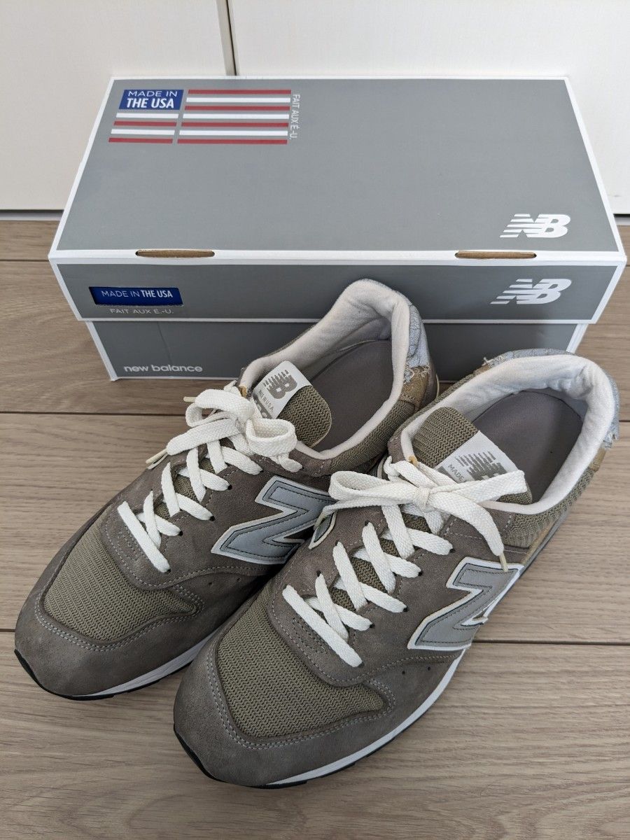ニューバランス M996 グリーン USA 27.0cm-