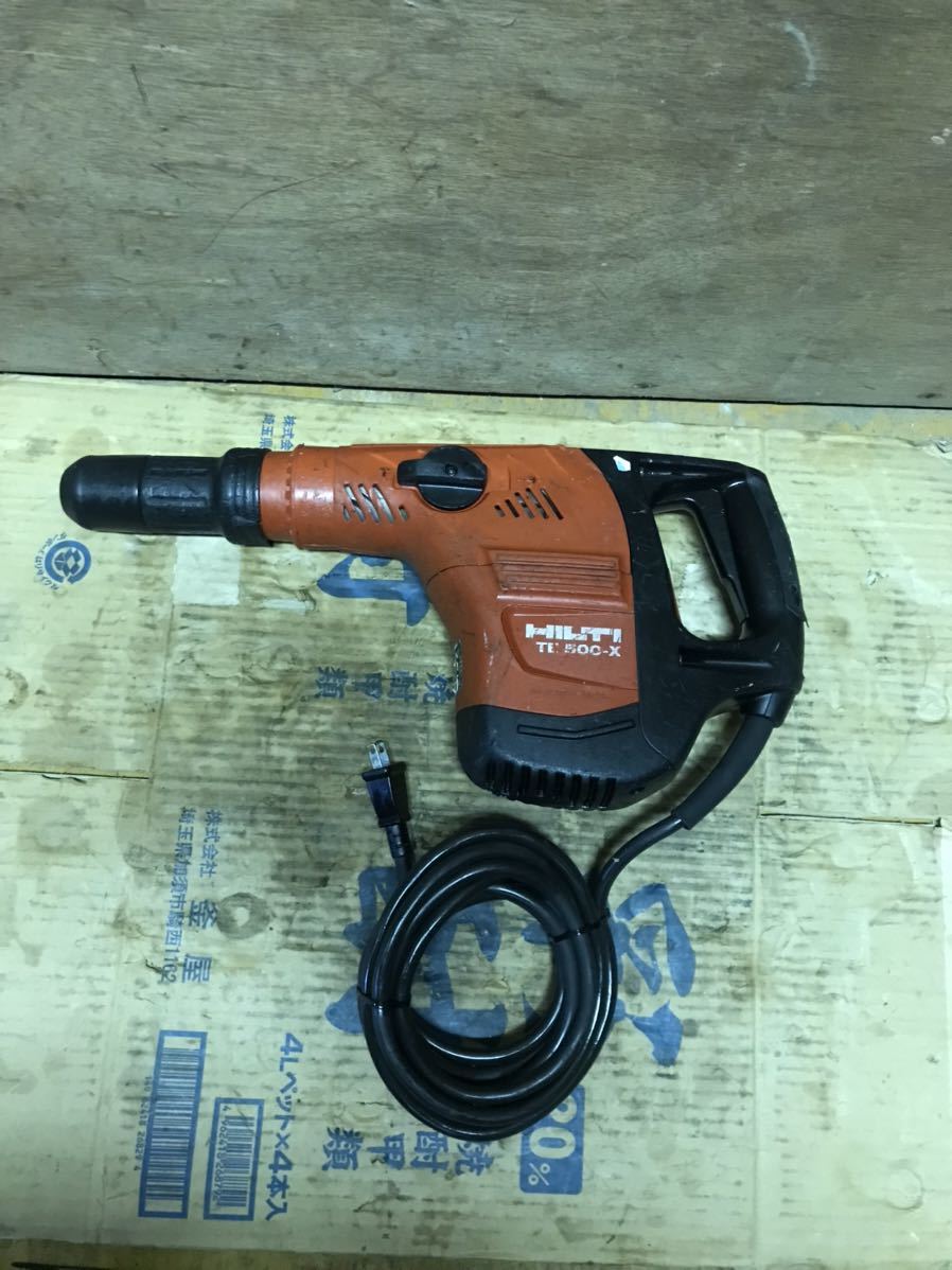 ★ジャンク品★ 中古 HILTI 電動ハンマー TE500-X. 送料落札者負担_画像1