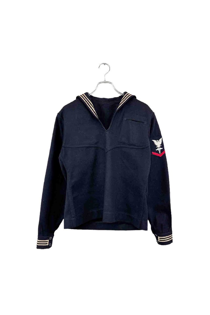 U.S.NAVY wool sailor shirt 米軍 ミリタリー セーラー服 ネイビー サイズ38R ヴィンテージ 6
