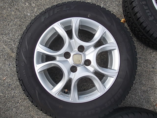 フィアット　MAK　5,5J-14+35 PCD98　165/70R14 スタッドレス2021年製_画像3