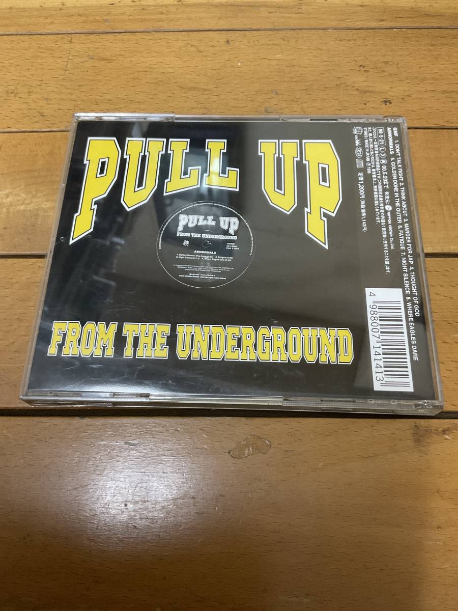 GMF × ABNORMALS スプリットCD 全8曲 1995年 底引重圧八割 PULL UP! FROM THE UNDERGROUND 1998年_画像2