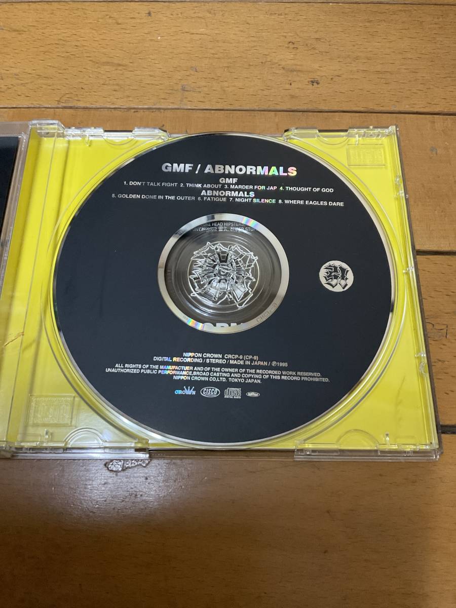 GMF × ABNORMALS スプリットCD 全8曲 1995年 底引重圧八割 PULL UP! FROM THE UNDERGROUND 1998年_画像3