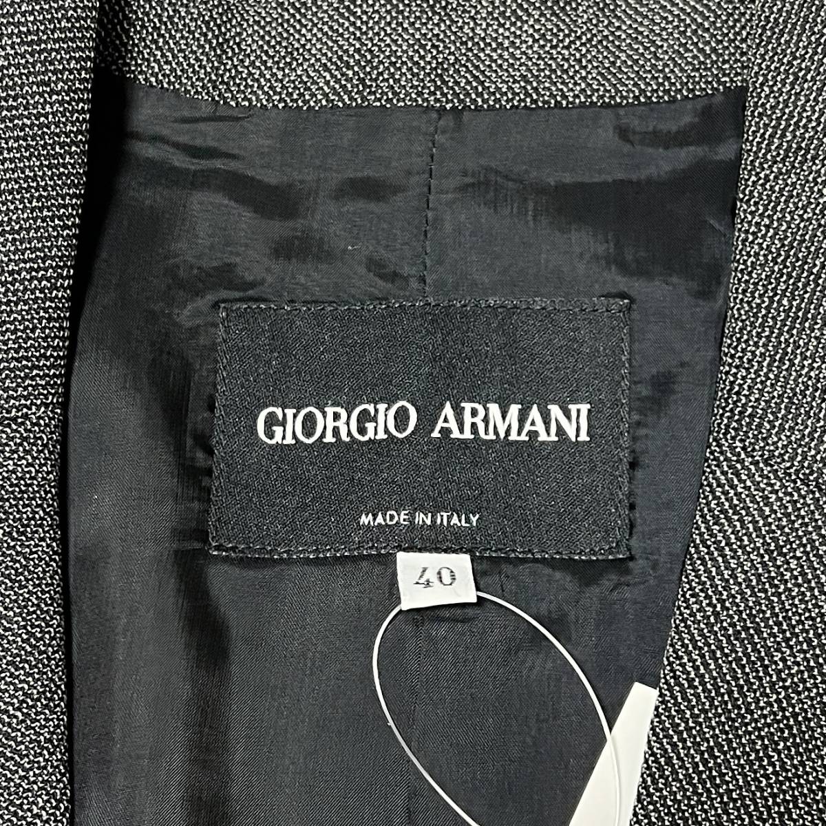 即決 ジョルジオアルマーニ GIORGIO ARMANI レディース ジャケット グレー系 サイズ40 ゆうパック可(740516)_画像5