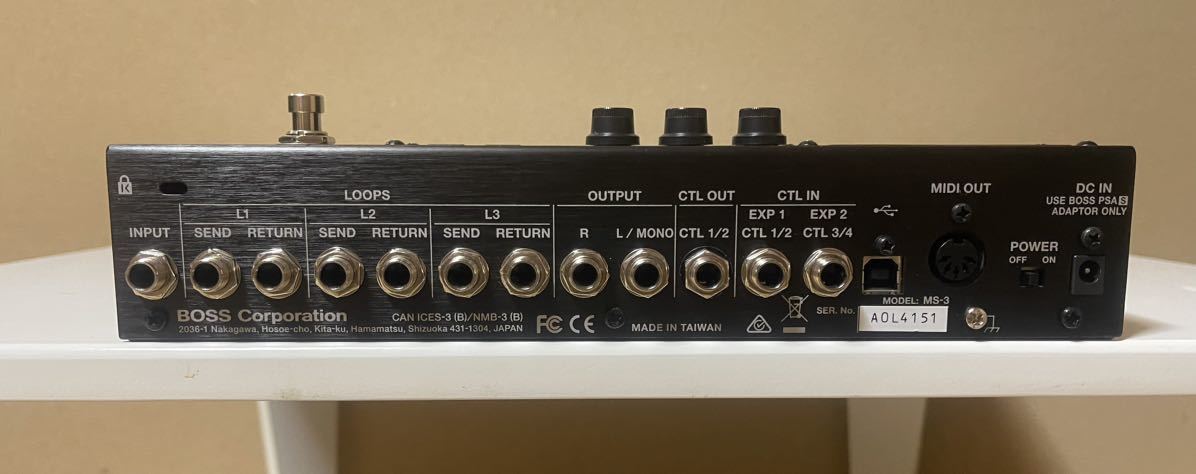 BOSS MS-3 ボス マルチエフェクター スイッチャー_画像3