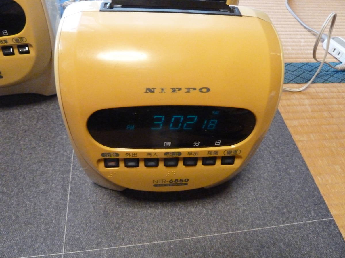 NIPPO タイムレコーダー　7台　ジャンク品_画像6