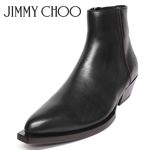 ジミーチュウ メンズ 靴 ブーツ サイドジップ サイズ41(約26cm) JIMMY CHOO JUN/M 新品