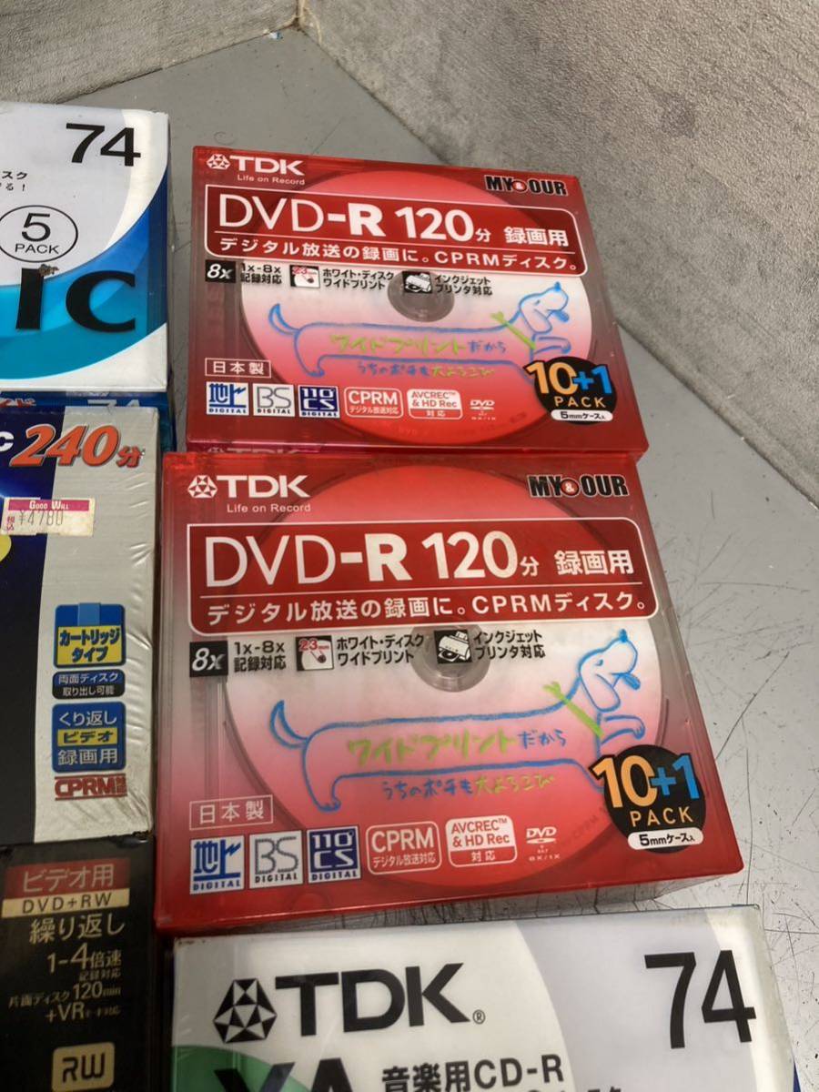 未開封・未使用品　TDK データ用 DVD-R CD-R SONY DVD-RW DVD-RAM CD-RW TDK XA パナソニック_画像4