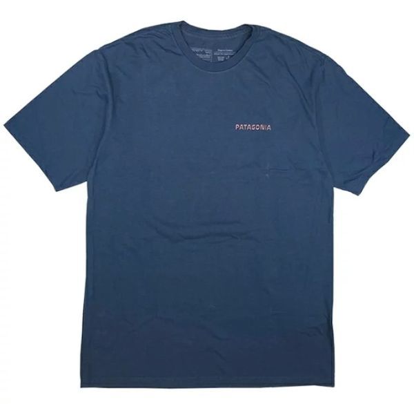 パタゴニア サミット ロード オーガニック Tシャツ 37671 半袖　TIDEPOOL BLUE　TIDB タイドプールブルー　XLサイズ_画像5