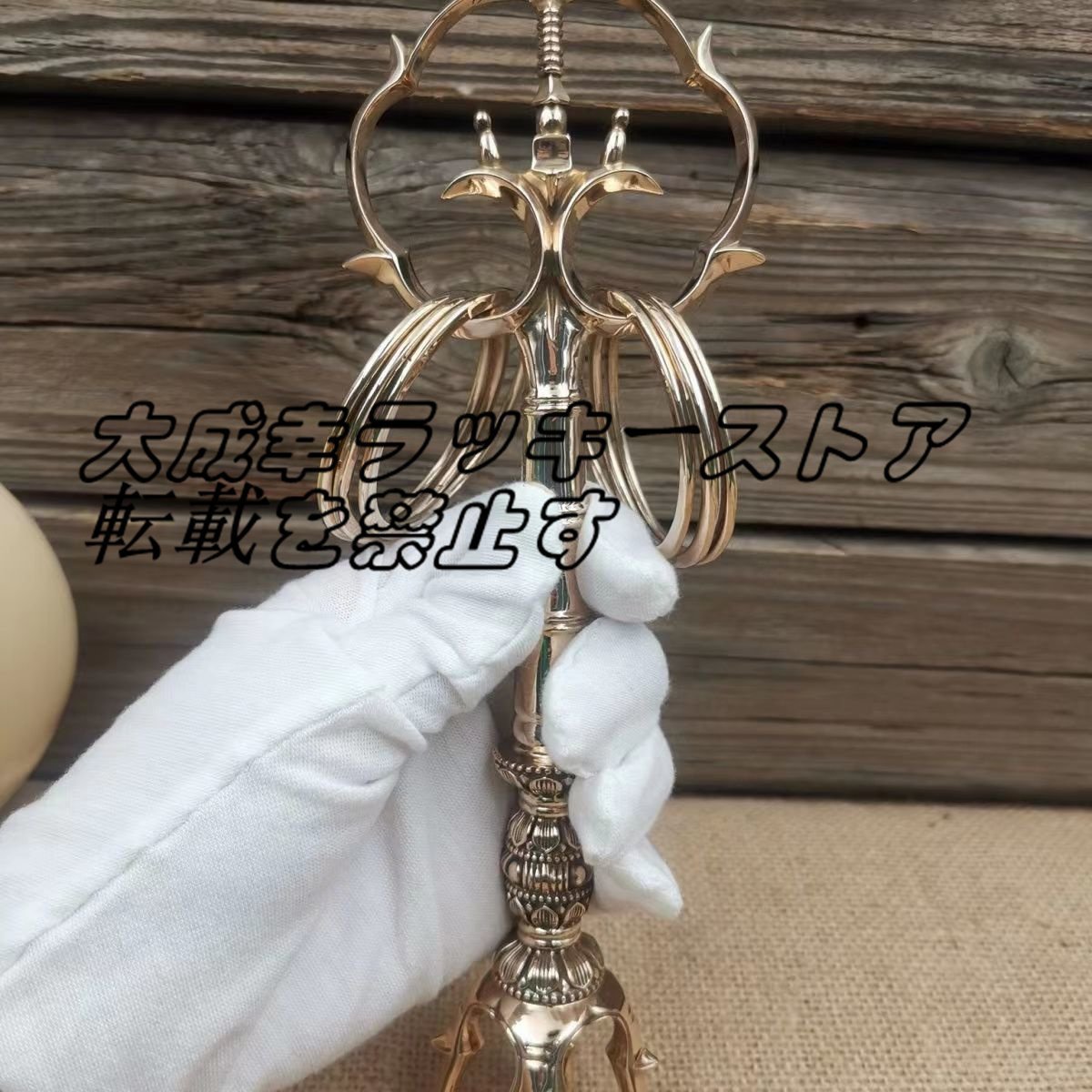 超人気 佳品 五鈷杵錫杖 手作り 真言宗 仏教 密教 仏具 お寺 超人気 佳品 五鈷杵錫杖 手作り 真言宗 仏教 密教 仏具 お寺