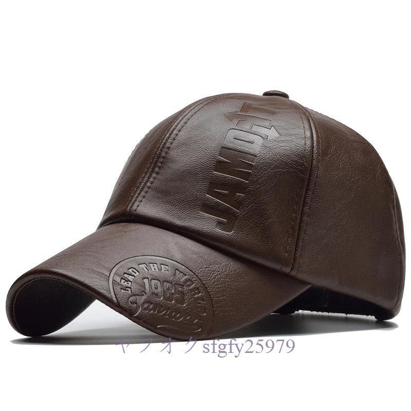 A983A☆新品NORTHWOOD冬キャップ Pu レザー野球キャップ男性スナップバック帽子キャスケット Gorras パラ Hombre メンズトラック運転手キ_画像3