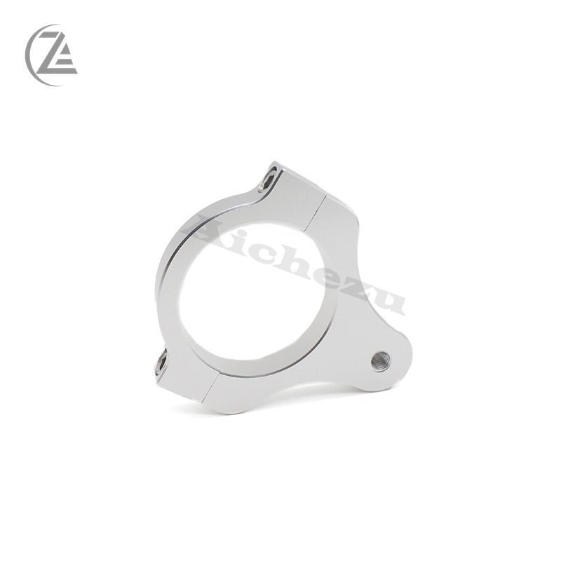 Acz aluminium steering damper Fork installation clamp bracket for foot . put on modification silver 31-60mm from selection 