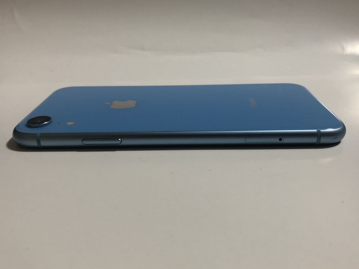 SIMフリー iPhoneXR 128GB 82% ブルー 判定 ○ アイフォン スマートフォン 送料無料 iPhone XR スマホ