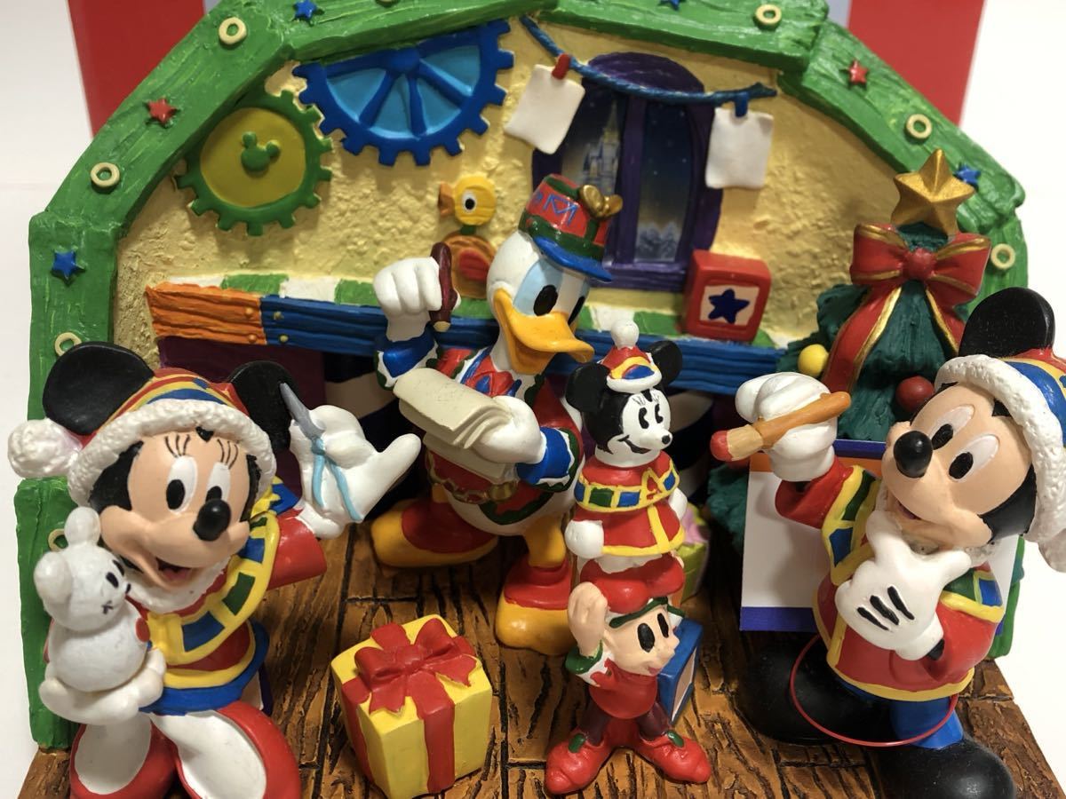 超美品 Disney クリスマス 2013 フィギュア ディズニー ミッキーマウス ミニーマウス ドナルドダック ディズニー ミッキー ミニー ドナルド