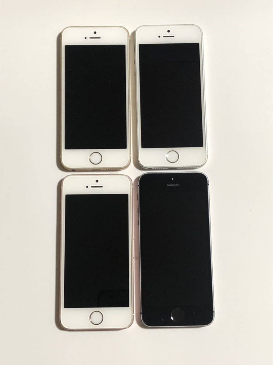 SIMフリー iPhone SE 64GB × 4台 87% 88% 94% 100% 第一世代 SIMロック