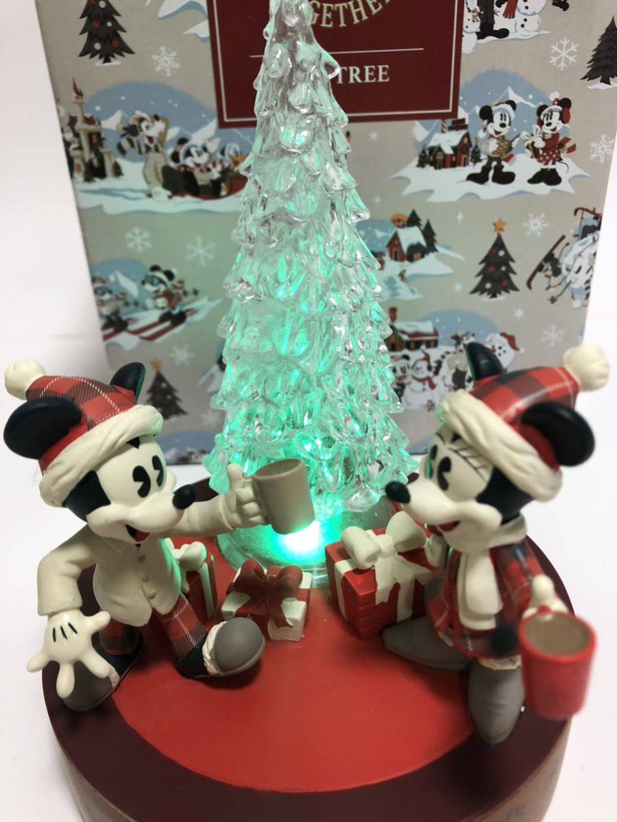 超美品 Disney ミッキーマウス RED TREE ライトアップ ディズニー ミッキー クリスマスツリー フィギュア クリスマス ツリー フィギュア