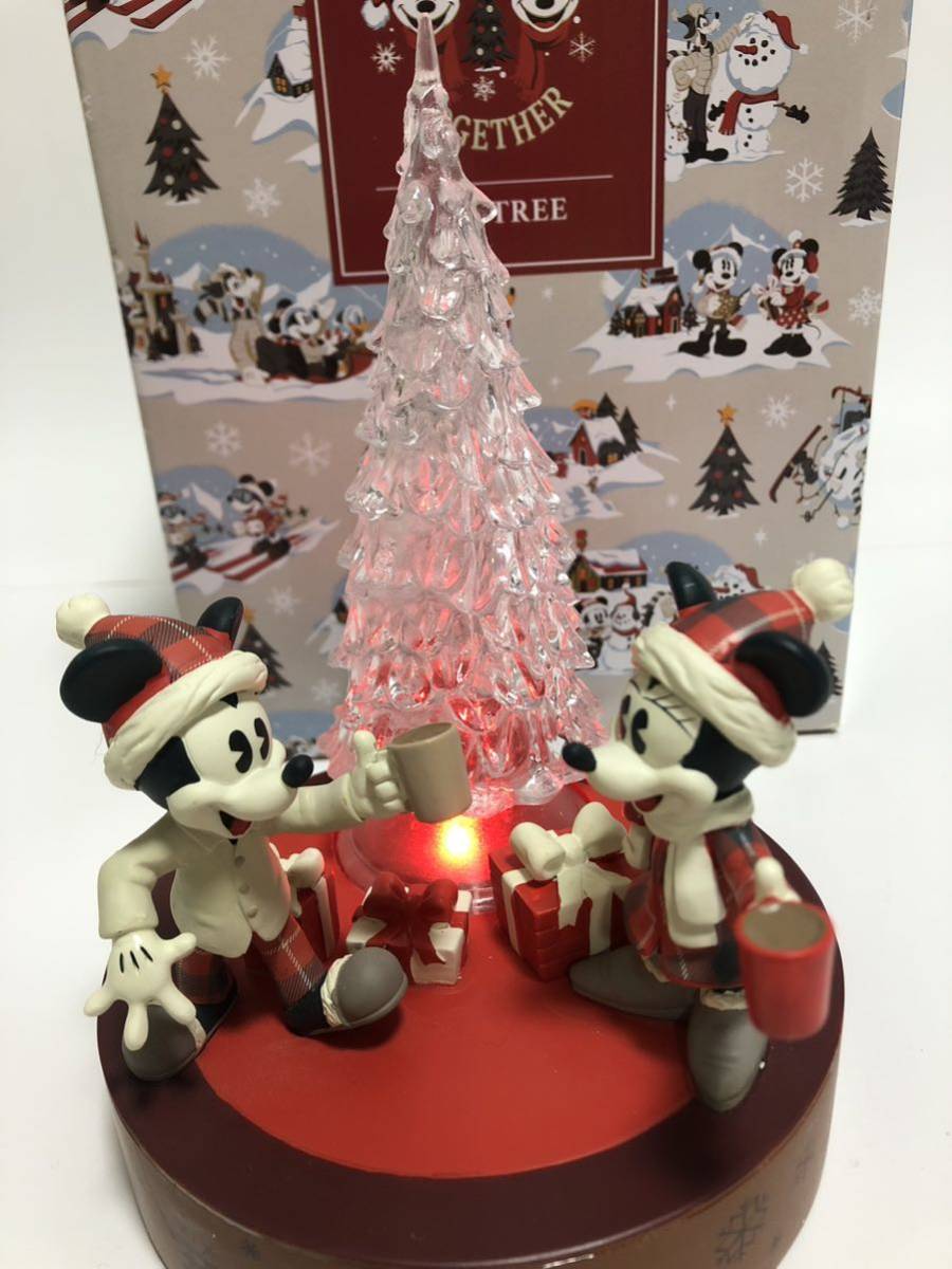 超美品 Disney ミッキーマウス RED TREE ライトアップ ディズニー ミッキー クリスマスツリー フィギュア クリスマス ツリー フィギュア