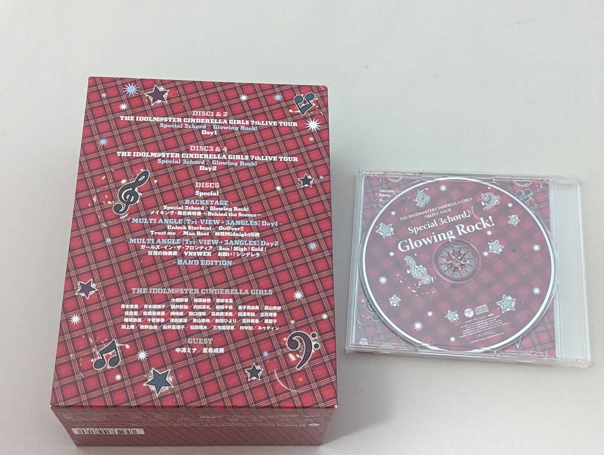 THE IDOLM＠STER CINDERELLA GIRLS アイドルマスター シンデレラガールズ 7th LIVE TOUR Special 3chord Glowing Rock BD　特典CD付き_画像2