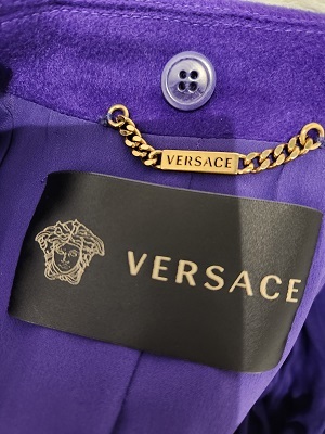 VERSACE カシミア100% 　コート　サイズ３８　【８８１５－１９】_画像6