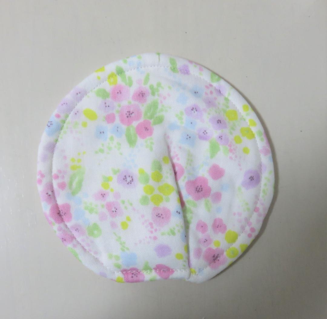  largish floral print mother’s milk pad * spring color *3 collection set * hand made 