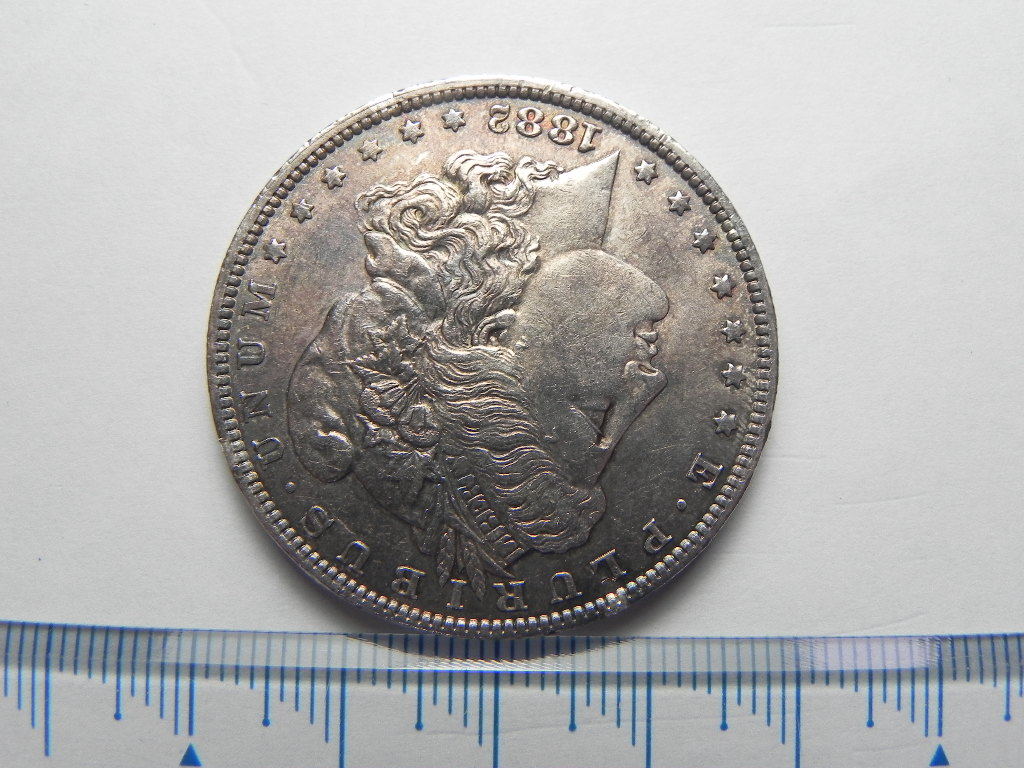 1882 モルガンダラー 銀貨 アメリカ コイン 米国 銀貨　coin 古銭_画像2