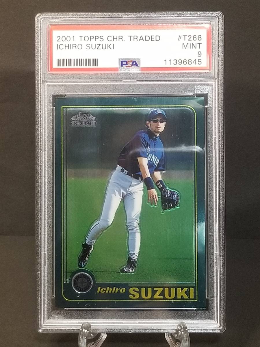 【PSA9】★現品限り★ イチロー ルーキー カード 2001 Topps Chrome #T266 Ichiro Suzuki RC シアトルマリナーズ MLB Seattle Mariners_画像1